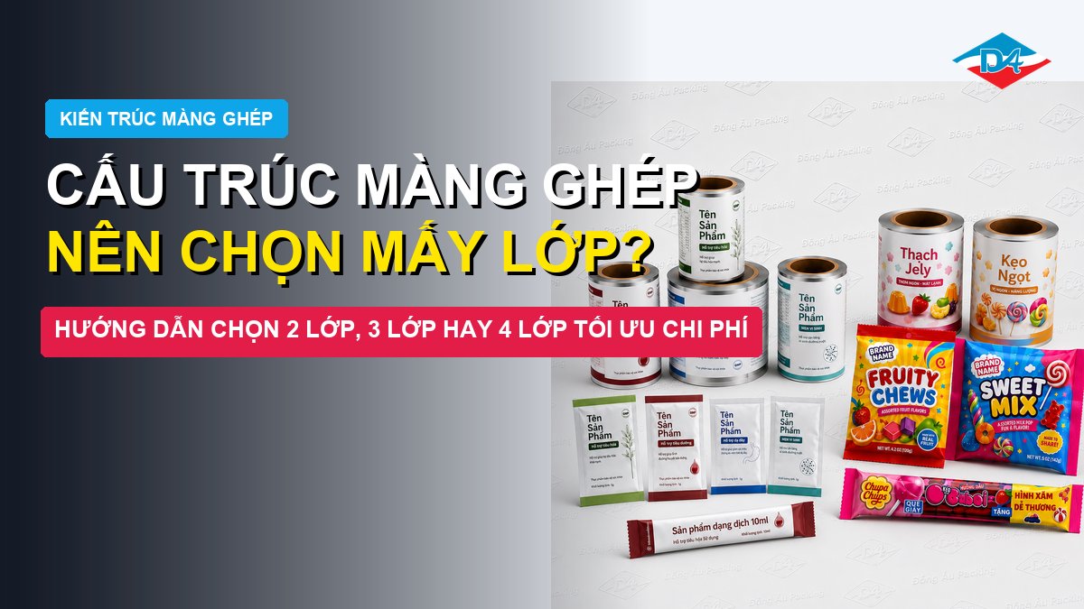 Cấu trúc màng ghép bao bì 2 lớp 3 lớp 4 lớp và hướng dẫn chọn giải pháp tối ưu chi phí Đông Âu Packing