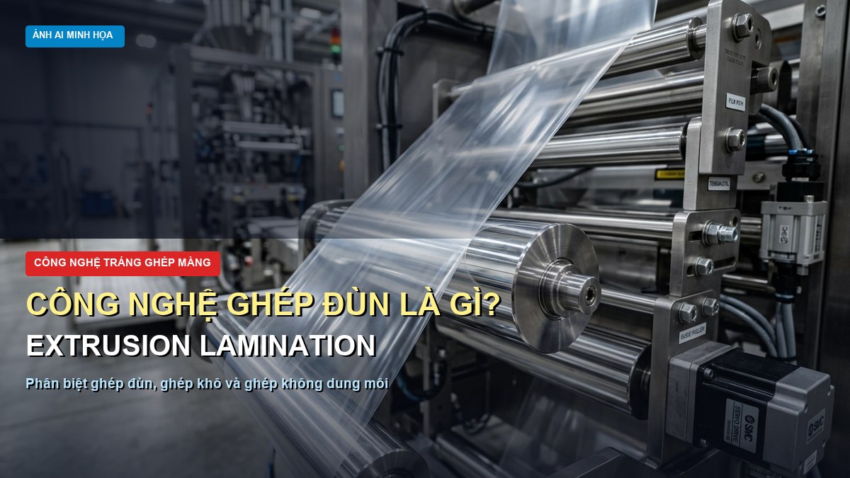 Công nghệ ghép đùn là gì phân biệt ghép đùn ghép khô và ghép không dung môi