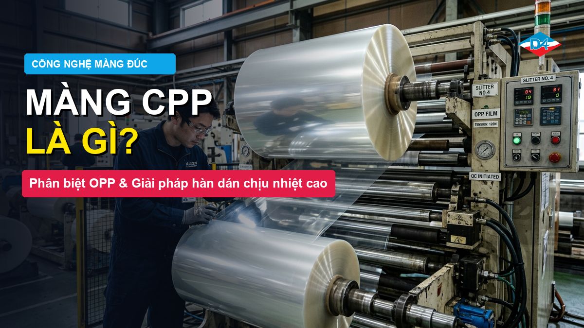 Màng CPP là gì đặc tính màng đúc Cast Polypropylene và giải pháp hàn dán chịu nhiệt Đông Âu Packing