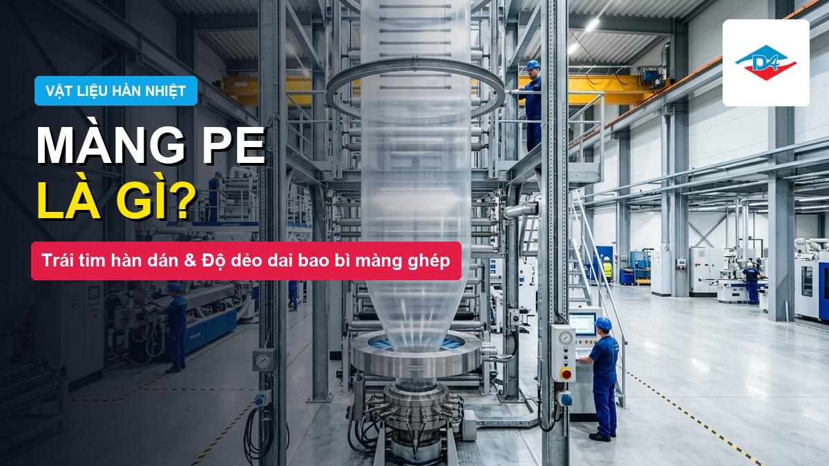 Màng PE là gì và ứng dụng màng polyethylene trong sản xuất bao bì màng ghép Đông Âu Packing