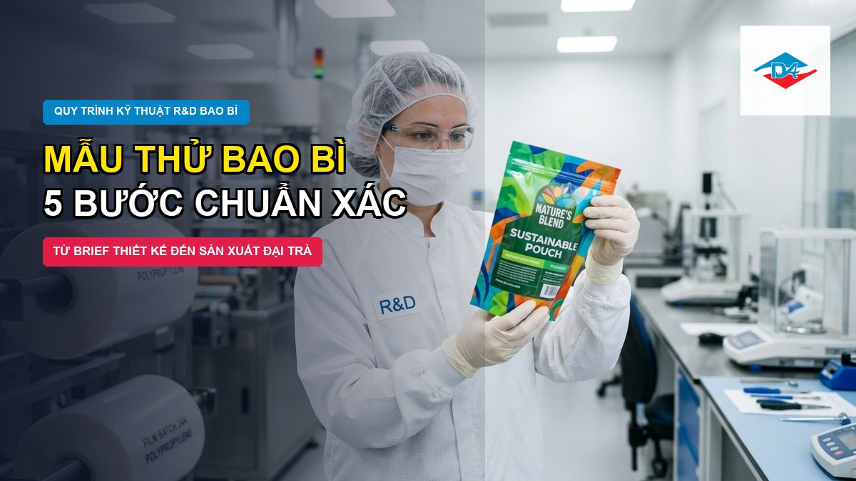 Quy trình phát triển mẫu bao bì 5 bước từ ý tưởng thiết kế đến sản xuất đại trà Đông Âu Packing