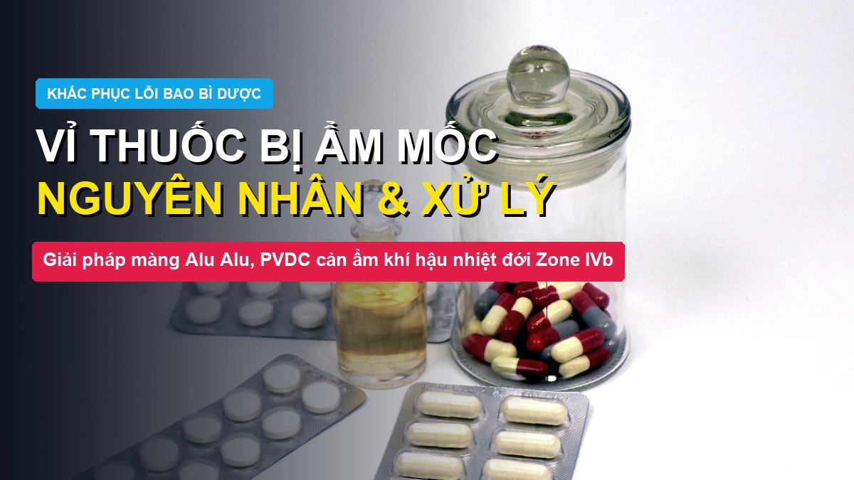 Vỉ thuốc bị ẩm mốc nguyên nhân và giải pháp chọn màng Alu Alu cản ẩm Đông Âu Packing