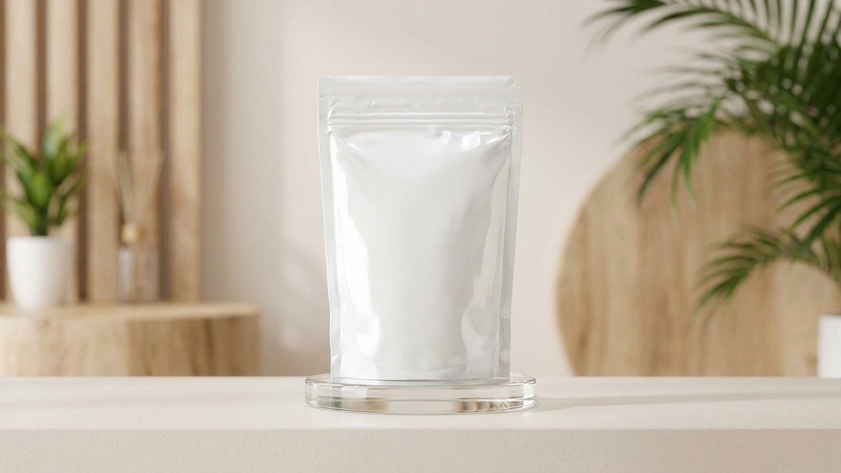 Mẫu túi zipper đáy đứng chụp studio thực tế sản xuất tại xưởng Đông Âu Packing
