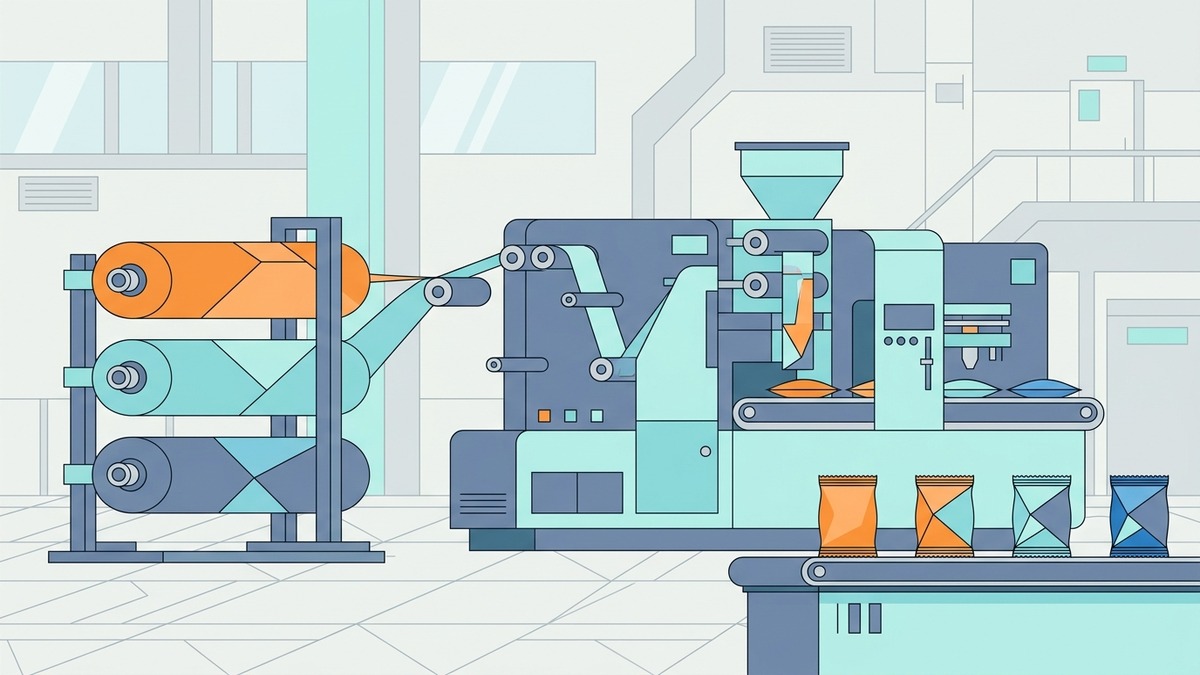 Minh họa phẳng 2D Flat Art các lớp cấu trúc màng phức hợp tích hợp lớp phủ gốm nano AlOx bảo vệ