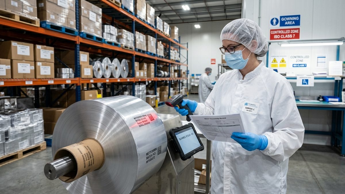 Chuyên viên phòng lab tiến hành ngâm chiết dung môi mô phỏng thực phẩm đánh giá thôi nhiễm NIAS