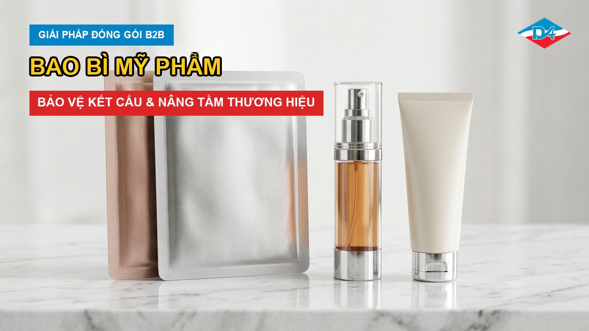 Bao bì mỹ phẩm: Giải pháp giữ kết cấu và nâng tầm thương hiệu