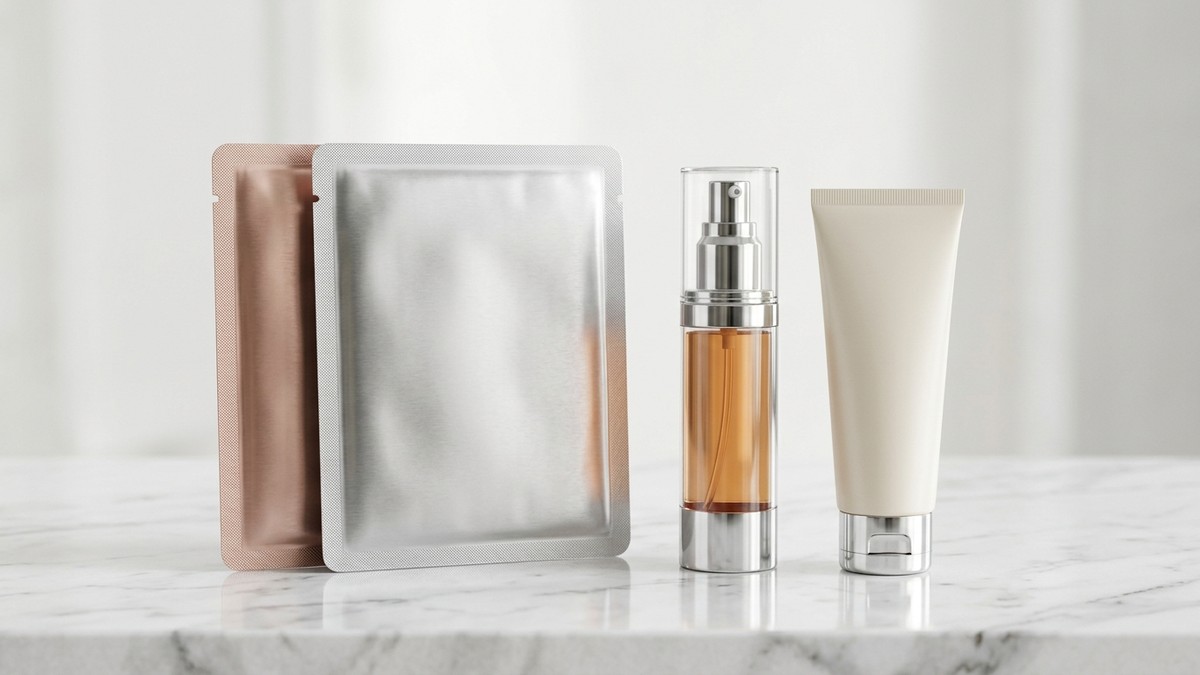 Bao bì mỹ phẩm túi mặt nạ chai airless và tuýp kem dưỡng